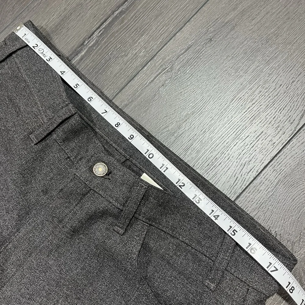 VTG Levis Pants 517 Men 36X30 Charcoal Gray Dacron‎ Polyester Made USA 90s 1997